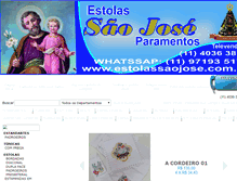 Tablet Screenshot of estolassaojose.com.br